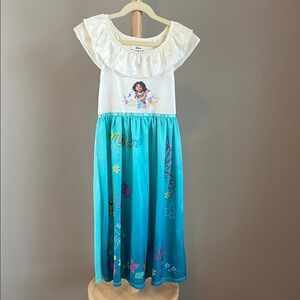 Disney Encanto Mirabel Floral Nightgown Dress S 6/6X